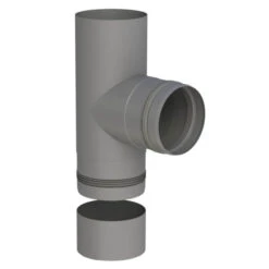 Pelletofenrohr T-Stück 90° Mit Kondensatschale -Angebote Invicta Store 1020154 pelletofenrohr t stueck 90 mit kondensatschale5