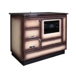 Küchenofen KVS Moravia VSP 9100 Creme Schatten - Rauchrohranschluss Rechts