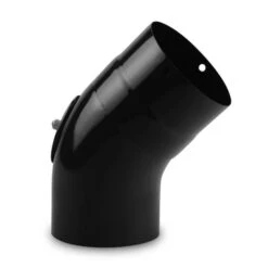 Ofenrohr Bogen Glatt 45° Emailliert Mit Reinigungsöffnung