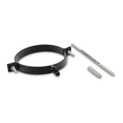 Ø 100 Mm Rohrschelle Mit Stockschraube Und Dübel Emailliert Schwarz