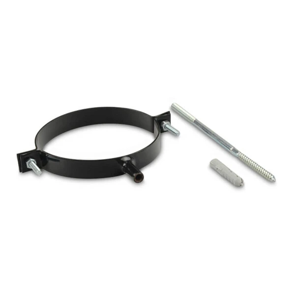 Ø 100 Mm Rohrschelle Mit Stockschraube Und Dübel Emailliert Schwarz 3 Ø 100 Mm Rohrschelle Mit Stockschraube Und Dübel Emailliert Schwarz