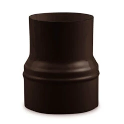 Ofenrohr Erweiterung Ø 100 Mm > Ø 120 Mm Emailliert Braun