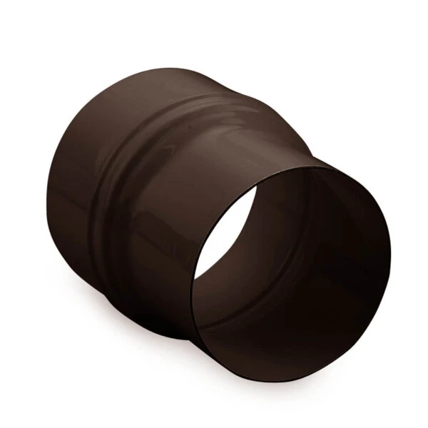 Ofenrohr Erweiterung Ø 100 Mm > Ø 120 Mm Emailliert Braun 4 Ofenrohr Erweiterung Ø 100 Mm > Ø 120 Mm Emailliert Braun – Bild 2
