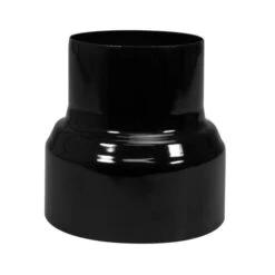 Ofenrohr Reduzierung Ø 130 Mm > Ø 100 Mm Emailliert Schwarz