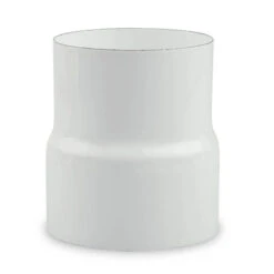 Ofenrohr Reduzierung Ø 130 Mm > Ø 120 Mm Emailliert Weiß