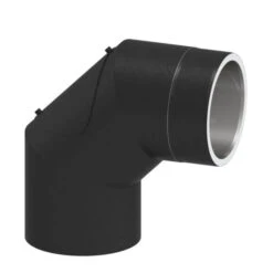 Ofenrohr Doppelwandig Jeremias ISO-Line Winkel 90° Mit Tür