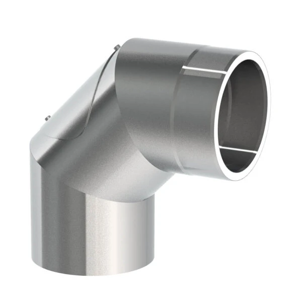 Ofenrohr Doppelwandig Jeremias ISO-Line Winkel 90° Mit Tür 5 Ofenrohr Doppelwandig Jeremias ISO-Line Winkel 90° Mit Tür – Bild 3