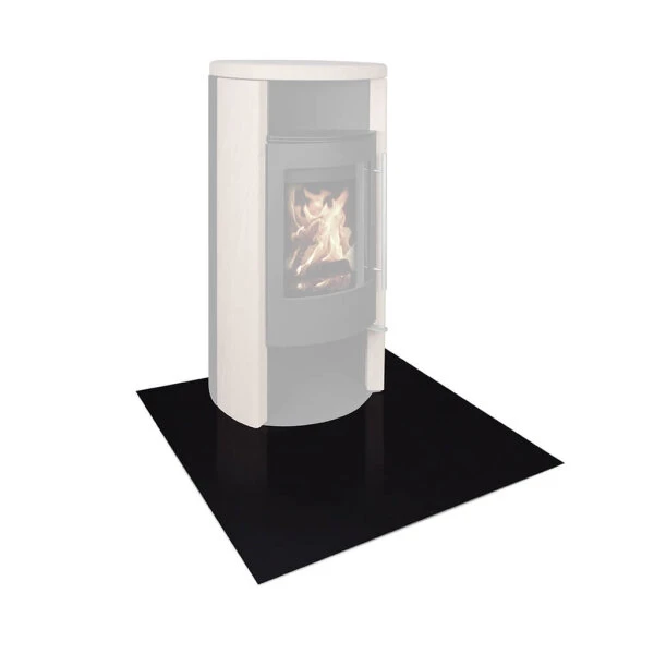 Funkenschutzplatte Stahl Quadrat 100x100 Cm Schwarz/Gussgrau 4 Funkenschutzplatte Stahl Quadrat 100x100 Cm Schwarz/Gussgrau – Bild 2