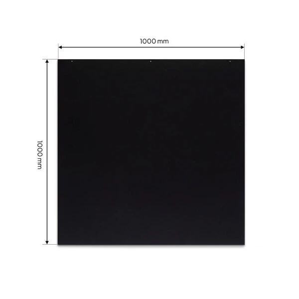Funkenschutzplatte Stahl Quadrat 100x100 Cm Schwarz/Gussgrau 5 Funkenschutzplatte Stahl Quadrat 100x100 Cm Schwarz/Gussgrau – Bild 3