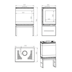 Kaminofen A.caminetti Scandinavian 50 -Angebote Invicta Store 1112318 kaminofen scandinavian 5015