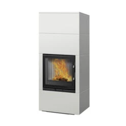 Kaminofen Wamsler Modulo 70/150 - Scheibe Gerade - Weiß