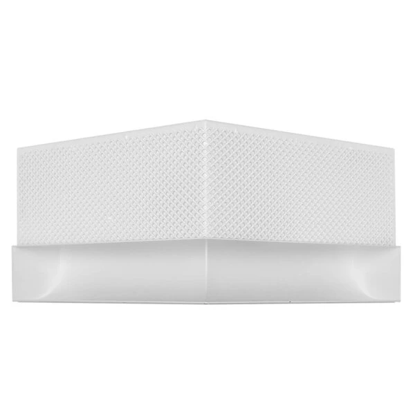 Eckenventilationsleiste Open Air Curved Weiß 3 Eckenventilationsleiste Open Air Curved Weiß