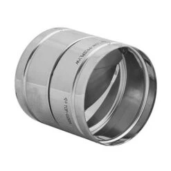 Ø 80 Mm Verbinder Mit Rückschlagklappe Für Aluflexrohr - Edelstahl