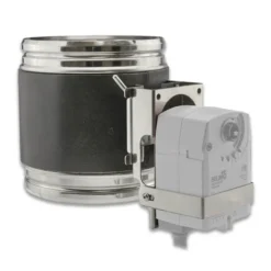 Hafnerklappe Edelstahl Mit Stellmotor-Vorbereitung Ø 160 Mm