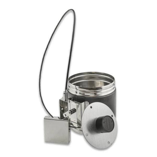 Hafnerklappe Edelstahl Mit Bowdenzug & Stellhebel Unterputz Schwarz Ø 150 Mm 3 Hafnerklappe Edelstahl Mit Bowdenzug & Stellhebel Unterputz Schwarz Ø 150 Mm