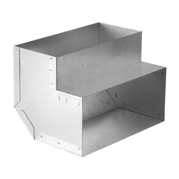 200 X 90 Mm Flachkanal Bogen 90° Senkrecht 3 200 X 90 Mm Flachkanal Bogen 90° Senkrecht