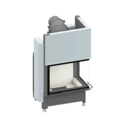 Kamineinsatz Schmid Ekko R 6751 Hochschiebbar - Eckscheibe Rechts