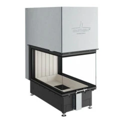 Kamineinsatz Spartherm Arte U-90h-4S Ø 200 Mm Standard Schwarz