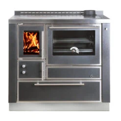 Küchenofen Greithwald Öko Power 90 Antikschwarz Dekor 22 -Angebote Invicta Store 1410121 kuechenofen greithwald oeko power 90 antikschwarzt dekor22 mit sichtfenster2