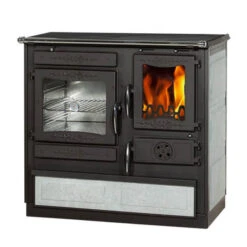 Küchenofen Globe Fire Alhena - Rauchrohranschluss Links - Serpentin