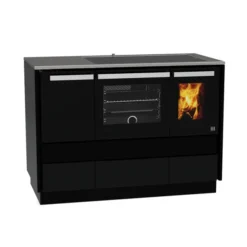 Küchenofen Lohberger Dachstein Modern Mit Warmhaltefach