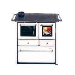 Küchenofen Wamsler K 85 F Weiß - Rauchrohranschluss Links