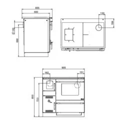 Küchenofen Wamsler Ambiente K139F -Angebote Invicta Store 1416762 kuechenofen wamsler ambiente k139f7