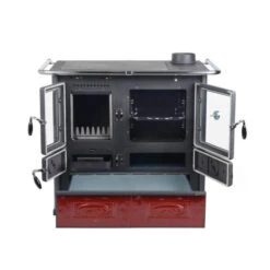 Komplettset Wasserführender Küchenofen La Nordica TermoRosa DSA Liberty Bordeaux + 600 Pufferspeicher -Angebote Invicta Store 1420039 komplettset wasserfuehrender kuechenofen la nordica termorosa dsa liberty bordeaux 600 pufferspeicher5