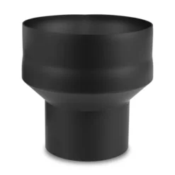 Ofenrohr Erweiterung 130 Mm > 200 Mm Schwarz