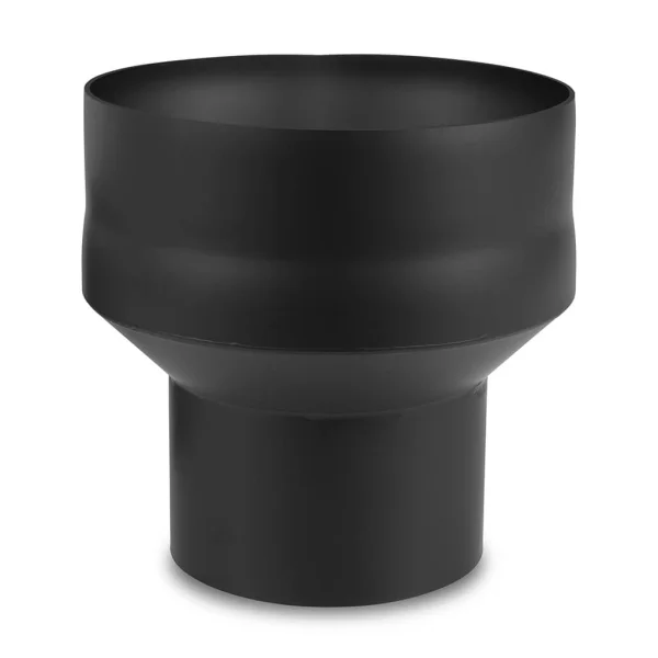Ofenrohr Erweiterung 130 Mm > 200 Mm Schwarz 3 Ofenrohr Erweiterung 130 Mm > 200 Mm Schwarz