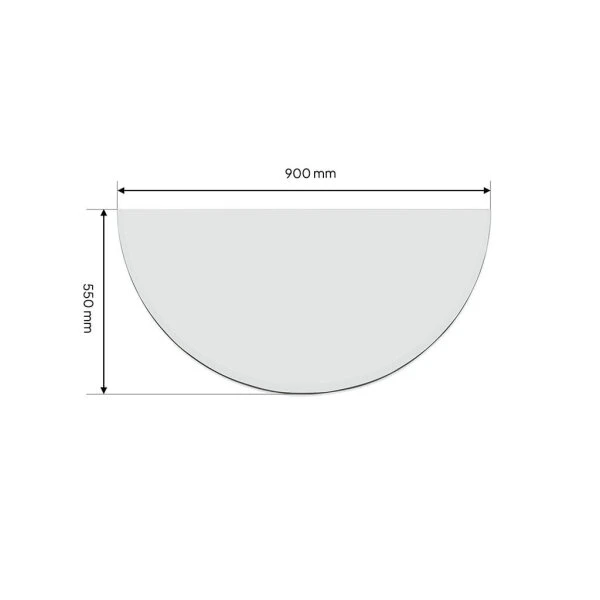Funkenschutzplatte Glas Halbkreis 55 X 90 X 0,6 Cm 7 Funkenschutzplatte Glas Halbkreis 55 X 90 X 0,6 Cm – Bild 5