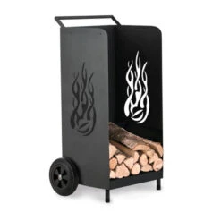 Holzwagen Heibi Mit Flammen Design