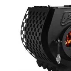 Seitenbleche Trapez Schwarz Für Kanuk® 1 Mit Herdplatte