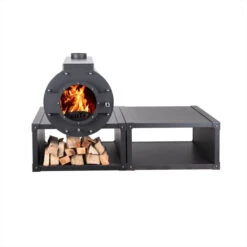 Beistellbox Für Kaminofen Kanuk® LuTo XV -Angebote Invicta Store 2800161 untergestell box fuer kaminofen luto4