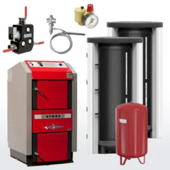 Holzvergaser Atmos GS20 Komplett-Set