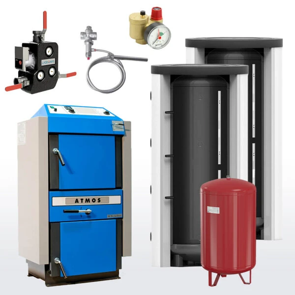 Komplett-Set Kohlevergaser Atmos KC45S 3 Komplett-Set Kohlevergaser Atmos KC45S