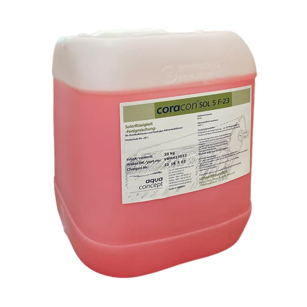 Solarflüssigkeit Coracon® Sol 5 F-23 20 Kg 3 Solarflüssigkeit Coracon® Sol 5 F-23 20 Kg