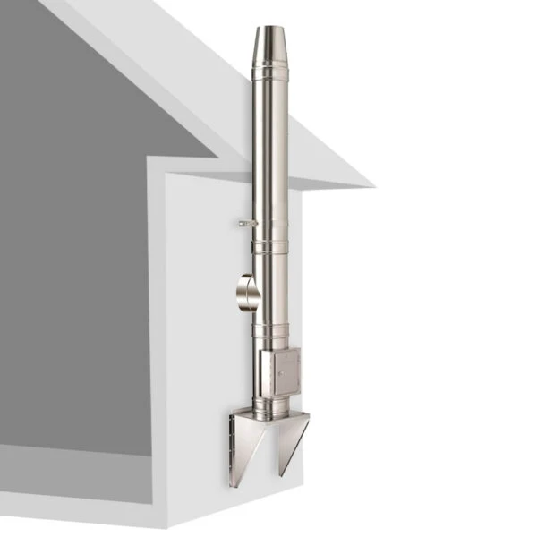 4 M Schiedel ICS Doppelwandiges Schornstein Set 4 4 M Schiedel ICS Doppelwandiges Schornstein Set – Bild 2
