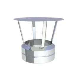 Ø 115 Mm Jeremias DW FU Mündungsabschluss Mit Regenhaube Hochglanz