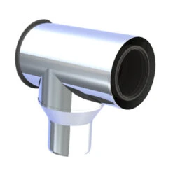 Jeremias TWIN P T-Stück 87° Mit Revision Und Reduziertem Kesselanschluss