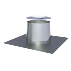 Jeremias TWIN P Flachdachdurchführung Konisch Mit Wetterkragen 0 - 5°