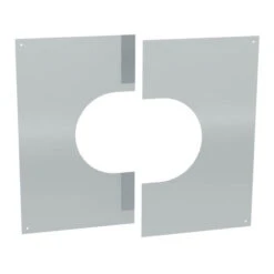 Ø 80 / 125 Mm Jeremias TWIN P Deckenblende Zweiteilig 31° - 45°