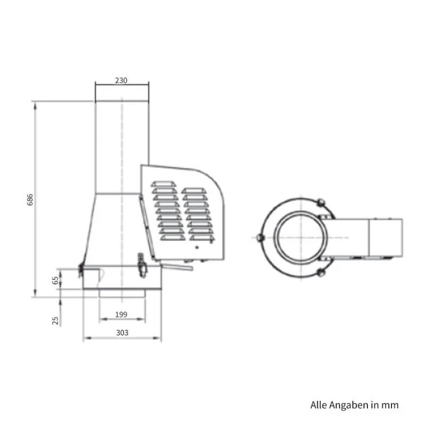 Rauchsauger Zum Einstecken Edelstahl Schwarz 6 Rauchsauger Zum Einstecken Edelstahl Schwarz – Bild 4