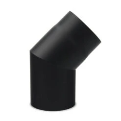 Ø 130 Mm - Bogen 45° Schwarz - 2.Wahl