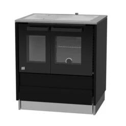 Küchenofen Lohberger Style 75 Mit Stahlkochfeld - Anschluss Rechts Oben