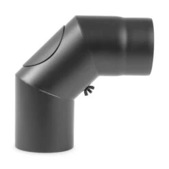 Ø 120 Mm - Bogen 90° Mit Tür Gussgrau