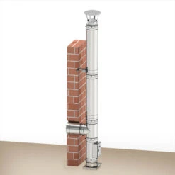 Titelseite -Angebote Invicta Store doppelwandiger edelstahlschornstein edelstahlkamin 150mm 48m2