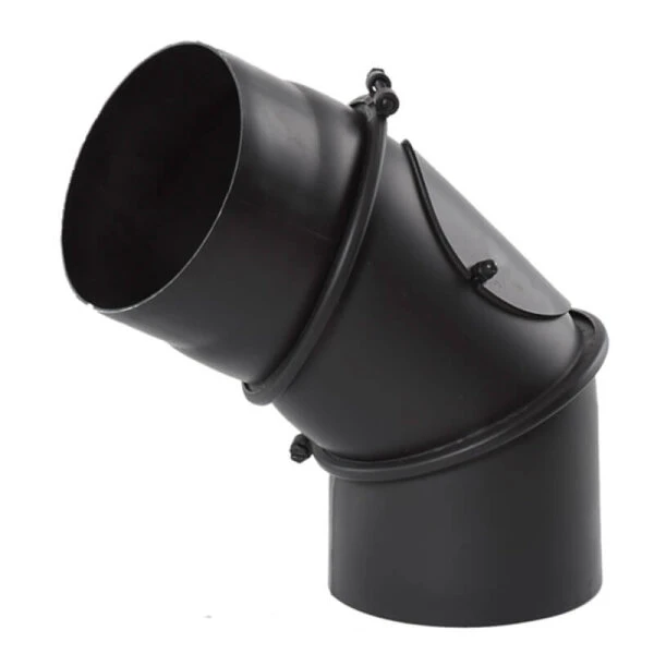 Ø 250 Mm - Bogen Drehbar 0° - 90° Schwarz 4 Ø 250 Mm - Bogen Drehbar 0° - 90° Schwarz – Bild 2