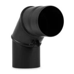 Ø 130 Mm - Bogen Drehbar 0° - 90° Mit Tür Schwarz -Angebote Invicta Store drehbarer rauchrohrbogen ofenrohr3