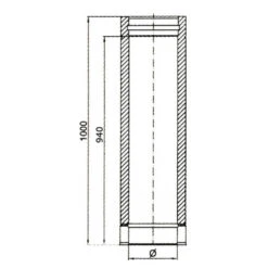 Schornstein - Längenelement 1000 Mm -Angebote Invicta Store edelstahl schornsteinsystem laengenelement 1000 mm jeremias2